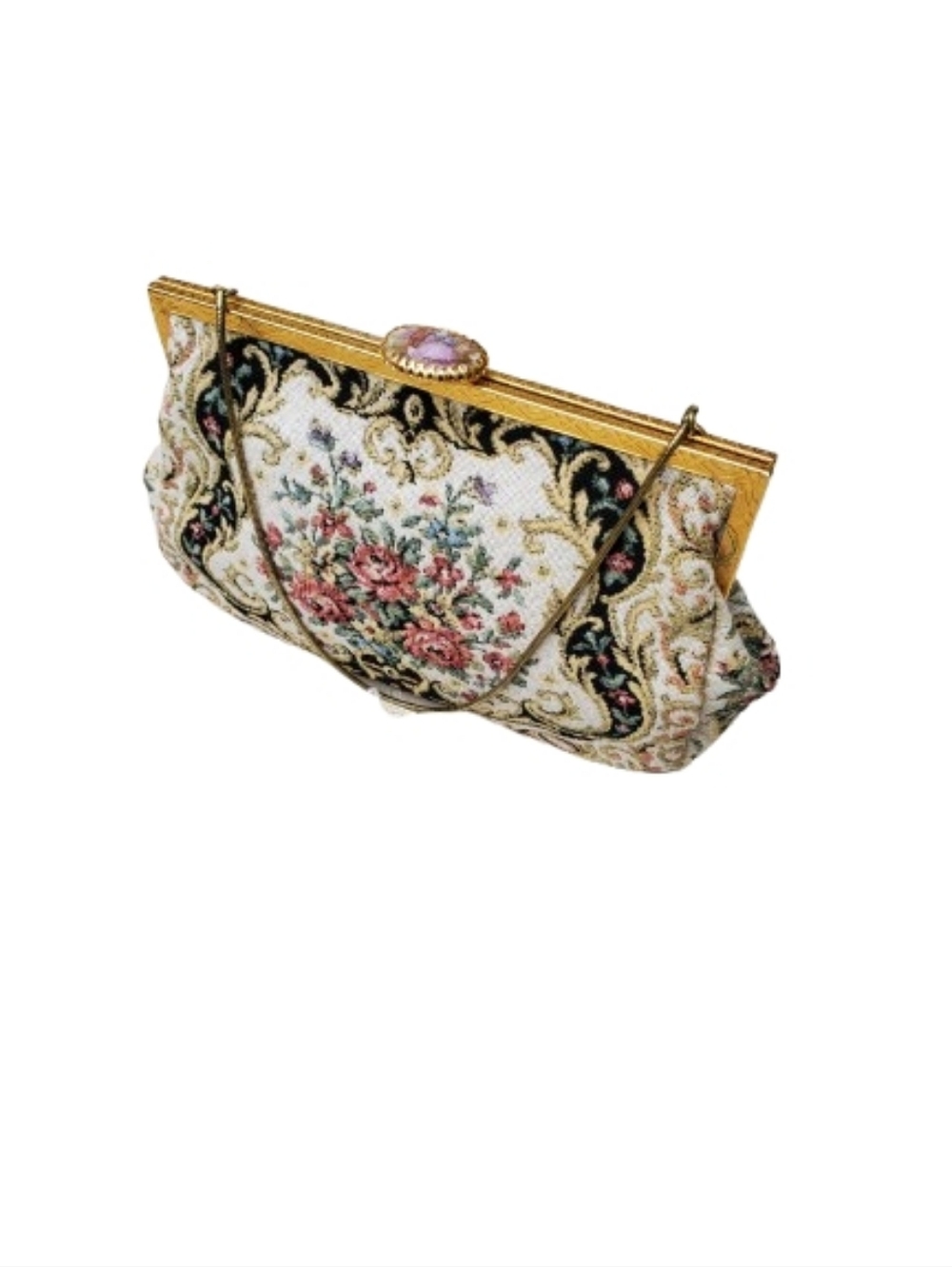 Nwt Floral Tapestry Satchel From Jacobsons - Picture 1 of 7